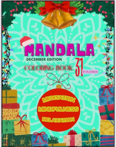 December Mandala Coloring Book